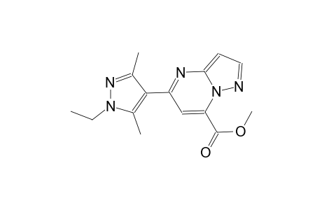 pyrazolo[1,5-a]pyrimidine-7-carboxylic acid, 5-(1-ethyl-3,5-dimethyl-1H-pyrazol-4-yl)-, methyl ester