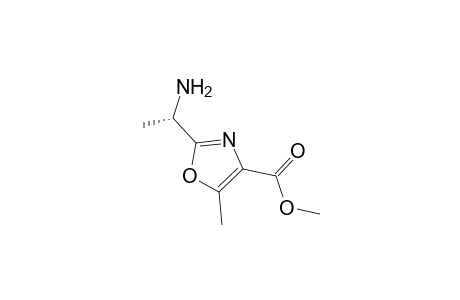 2-[(1S)-1-aminoethyl]-5-methyl-4-oxazolecarboxylic acid methyl ester