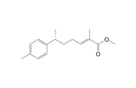 (7R)-2-Methyl-6-(4-methylphenyl)-2-heptenoic acid methyl ester