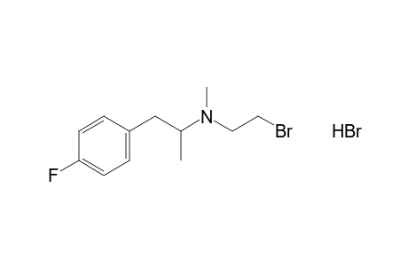 N-(2-bromoethyl)-N,alpha-dimethyl-p-fluorophenethylamine, hydrobromide