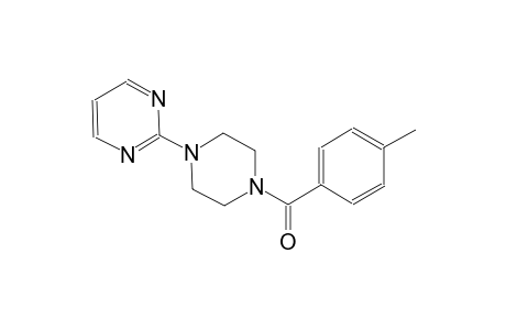 2-[4-(4-methylbenzoyl)-1-piperazinyl]pyrimidine