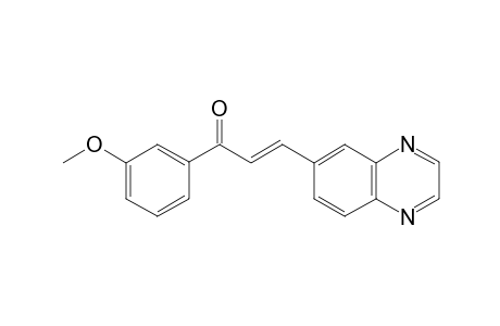 (2E)-1-(3'-METHOXYPHENYL)-3-(QUINOXALIN-6-YL)-2-PROPEN-1-ONE