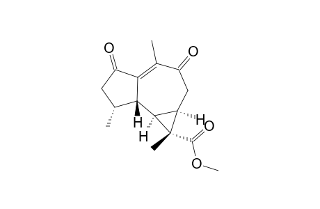 METHYL-(4R,5S,6R,7R,11S)-2,9-DIOXO-1(10)-AROMADENDREN-12-OATE