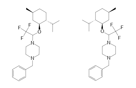 1-BENZYL-4-(2,2,2-TRIFLUORO-1-[[(1R,2S,5R)-2-ISOPROPYL-5-METHYLCYCLOHEXYL]-OXY]-ETHYL)-PIPERAZINE