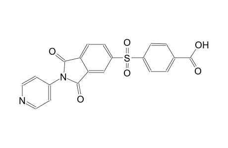 4-{[1,3-dioxo-2-(4-pyridinyl)-2,3-dihydro-1H-isoindol-5-yl]sulfonyl}benzoic acid