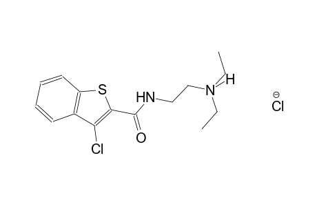 {2-[(3-chloro-1-benzothiophen-2-yl)formamido]ethyl}diethylazanium chloride