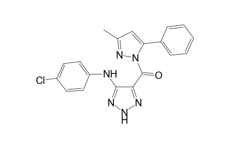 [5-(p-Chlorophenylamino)-2H-1,2,3-triazol-4-yl]-(3-methyl-5-phenyl-1H-pyrazol-1-yl)methanone