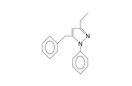 5-Benzyl-3-ethyl-1-phenyl-pyrazole