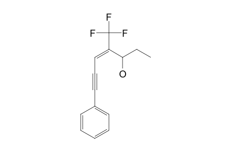 (E)-7-PHENYL-2,2-DIMETHYL-4-(TRIFLUOROMETHYL)-HEPT-4-EN-6-YN-3-OL
