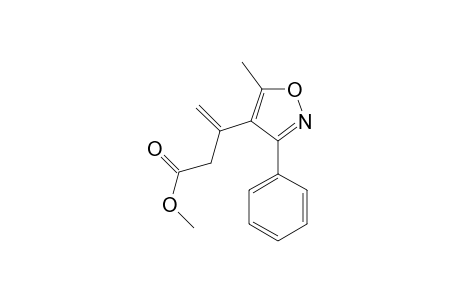 4-Isoxazolepropanoic acid, 5-methyl-.beta.-methylene-3-phenyl-, methyl ester