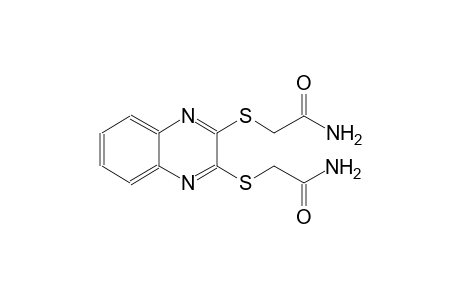 2-(3-Carbamoylmethylsulfanyl-quinoxalin-2-ylsulfanyl)-acetamide