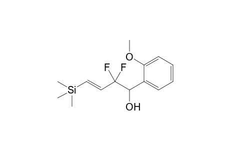 (E)-2,2-Difluoro-1-(2-methoxyphenyl)-4-trimethylsilyl-3-buten-1-ol