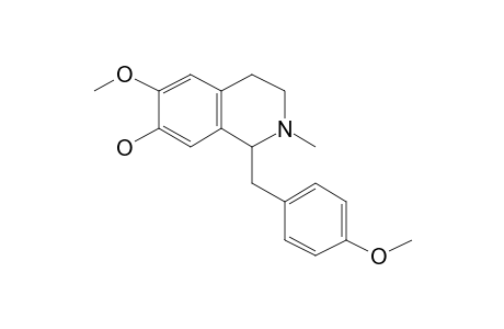 Coclaurine, N,O4'-dimethyl-, (.+/-.)-