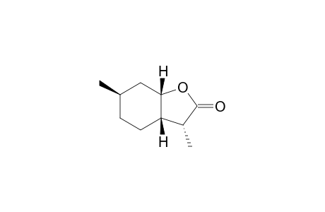 (3R,3aS,6R,7aS)-3,6-dimethyl-3a,4,5,6,7,7a-hexahydro-3H-1-benzofuran-2-one
