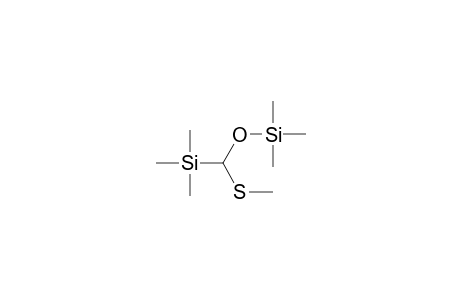 Silane, trimethyl[(methylthio)(trimethylsilyl)methoxy]-