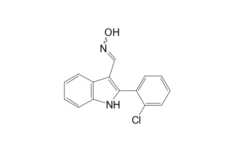 2-(o-chlorophenyl)indole-3-carboxaldehyde, oxime