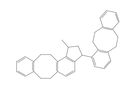 3-Methyl-1-(5,6,11,12-tetrahydrodibenzo[a,e]cyclooctene-1-yl)-1,2,4,5,10,11-hexahydro-3H-indeno[a]benzo[e]cyclooctene