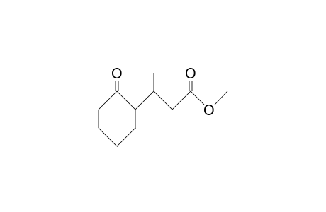 B-Methyl-2-oxo-cyclohexanepropanoic acid, methyl ester