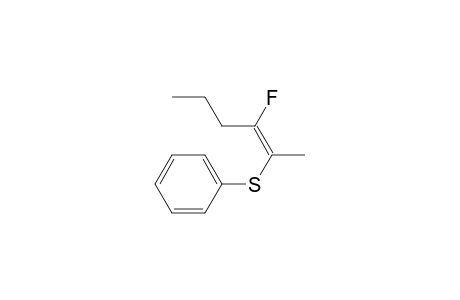 (E)-1-methyl-1-phenylthio-2-propyl-2-fluoroethene
