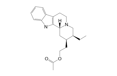 acetic acid 2-[(2R,3S,12bR)-3-ethyl-1,2,3,4,6,7,12,12b-octahydropyrido[2,1-a]$b-carbolin-2-yl]ethyl ester