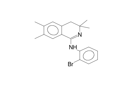 1-(2-bromoanilino)-3,3,6,7-tetramethyl-3,4-dihydroisoquinoline