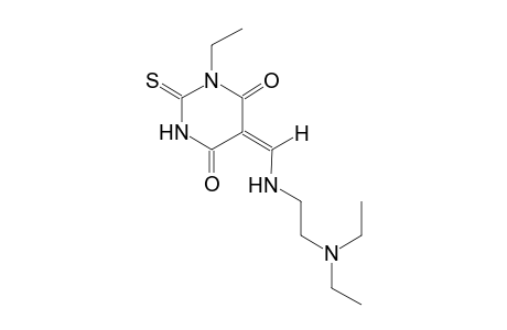 (5E)-5-({[2-(diethylamino)ethyl]amino}methylene)-1-ethyl-2-thioxodihydro-4,6(1H,5H)-pyrimidinedione