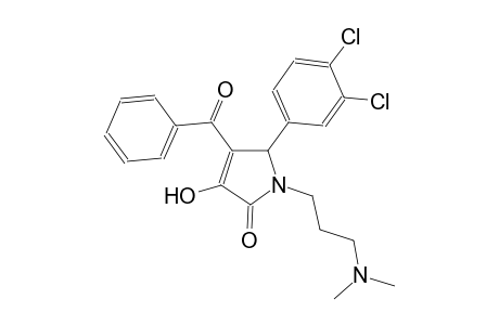 4-benzoyl-5-(3,4-dichlorophenyl)-1-[3-(dimethylamino)propyl]-3-hydroxy-1,5-dihydro-2H-pyrrol-2-one