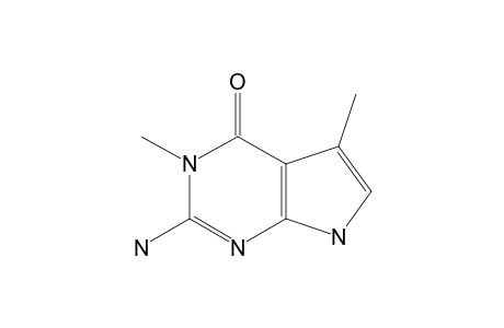 2-AMINO-3,5-DIMETHYL-PYRROLO-[2,3-D]-PYRIMIDIN-4-ONE