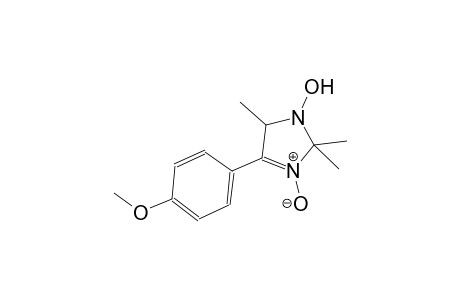 1H-imidazole, 2,5-dihydro-1-hydroxy-4-(4-methoxyphenyl)-2,2,5-trimethyl-, 3-oxide