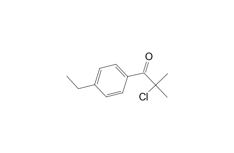 1-Propanone, 2-chloro-1-(4-ethylphenyl)-2-methyl-