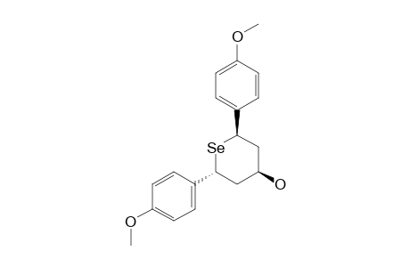 trans-2,trans-6-Di-para-anisylselenan-R-4-ol