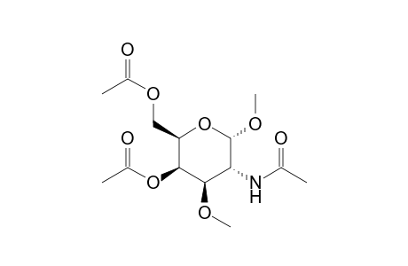 Methyl-2-acetamido-2-desoxy-4,6-di-O-acetyl-3-O-methyl-alpha-D- galactop yranoside