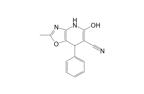 Oxazolo[4,5-b]pyridine-6-carbonitrile, 4,7-dihydro-5-hydroxy-2-methyl-7-phenyl