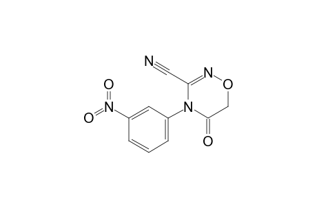 3-Cyano-4-(3-nitrophenyl)-1,2,4-oxadiazin-5(6H)-one