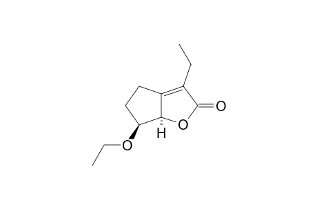 (6S,6aR)-6-ethoxy-3-ethyl-4,5,6,6a-tetrahydrocyclopenta[d]furan-2-one