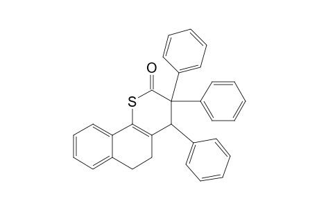 3,3,4-Triphenyl-5,6-dihydrobenzo(H)thiochroman-2-one