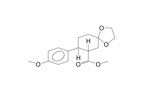 1,4-DIOXASPIRO[4.5]DECANE-7-CARBOXYLIC ACID, 8-(4-METHOXYPHENYL)- METHYL ESTER,
