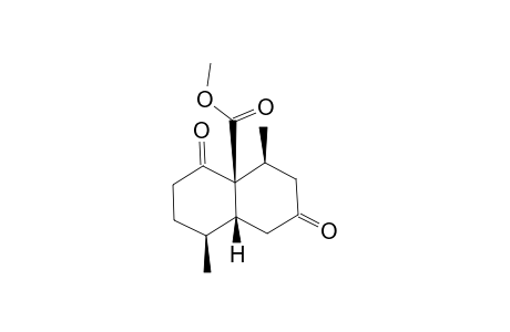 8A-BETA-CARBOMETHOXY-4-BETA,8-BETA-DIMETHYL-2,3,4,4A,5,7,8,8A-OCTAHYDRONAPHTHALENE-1,6-DIONE