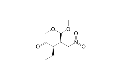 (2R,3R)-2-Ethyl-4,4-dimethoxy-3-nitromethyl-butyraldehyde