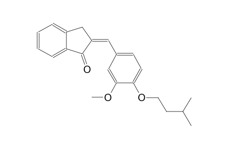 (2Z)-2-[4-(isopentyloxy)-3-methoxybenzylidene]-2,3-dihydro-1H-inden-1-one