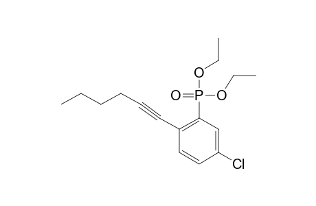 (5-Chloro-2-hex-1-ynyl-phenyl)-phosphonic Acid Diethyl Ester