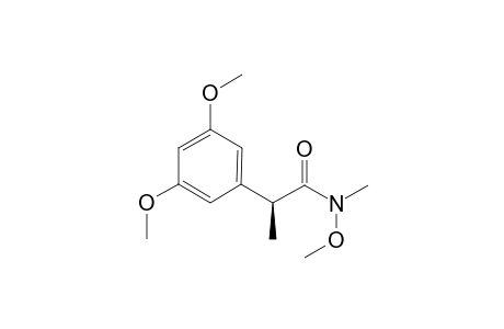 2-(3,5-Dimethoxy-phenyl)-N-methoxy-N-methyl-propionamide