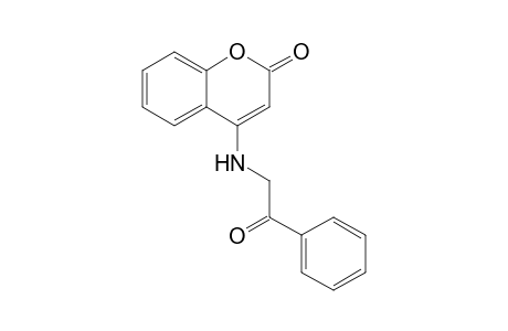 4-(phenacylamino)-1-benzopyran-2-one
