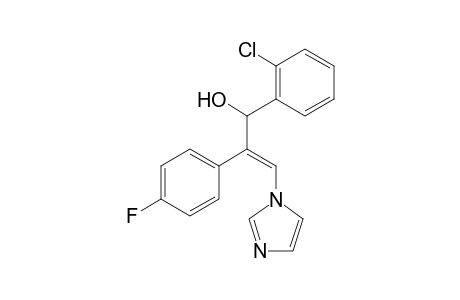 Benzeneethanol, alpha-(2-chlorophenyl)-4-fluoro-beta-(1H-imidazol-1-ylmethylene)-