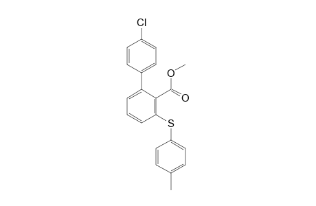Methyl 4'-chloro-3-(p-tolylsulfanyl)biphenyl-2-carboxylate