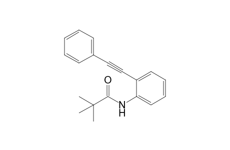 2,2-Dimethyl-N-[2-(2-phenylethynyl)phenyl]propanamide