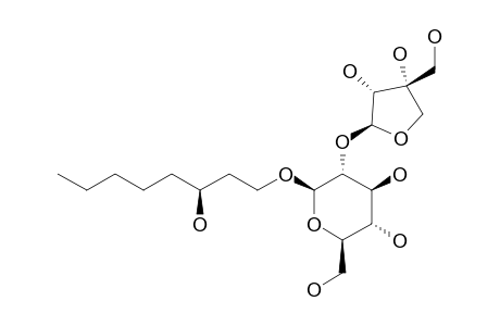 (R)-1-O-BETA-D-APIOFURANOSYL-(1->2)-BETA-D-GLUCOPYRANOSYL-1,3-OCTANEDIOL