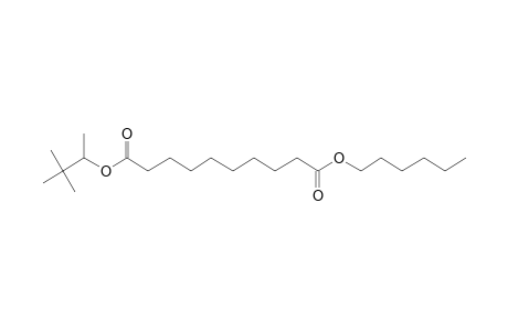 Sebacic acid, 3,3-dimethylbut-2-yl hexyl ester