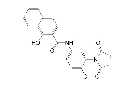 2-naphthalenecarboxamide, N-[4-chloro-3-(2,5-dioxo-1-pyrrolidinyl)phenyl]-1-hydroxy-