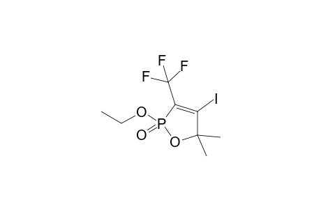 5,5-Dimethyl-2-ethoxy-4-iodo-3-trifluoromethyl-1,2-oxaphosphol-3-ene 2-oxide